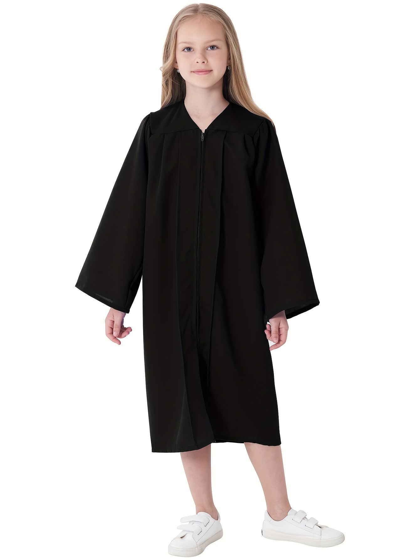 girls graduation gown sleeveless polyester dress preschool - Temu Bahrain