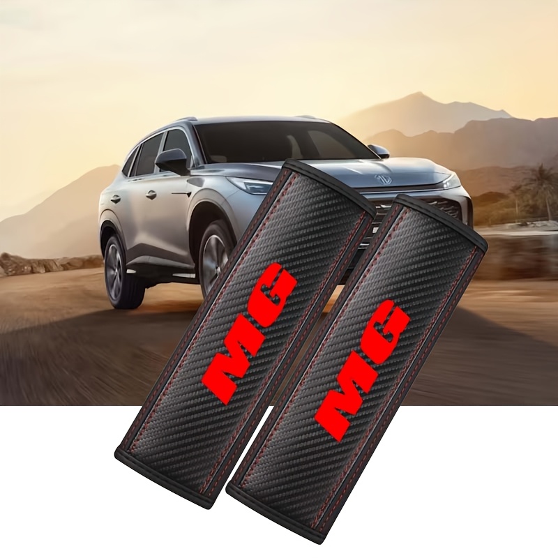 TEMU 1/2pcs Shoulder Pads Suitable For Drivers Of For Mg, Zs, Hs, And Mg4 Cars With Seat Belts. Increases . (automotive Accessories)