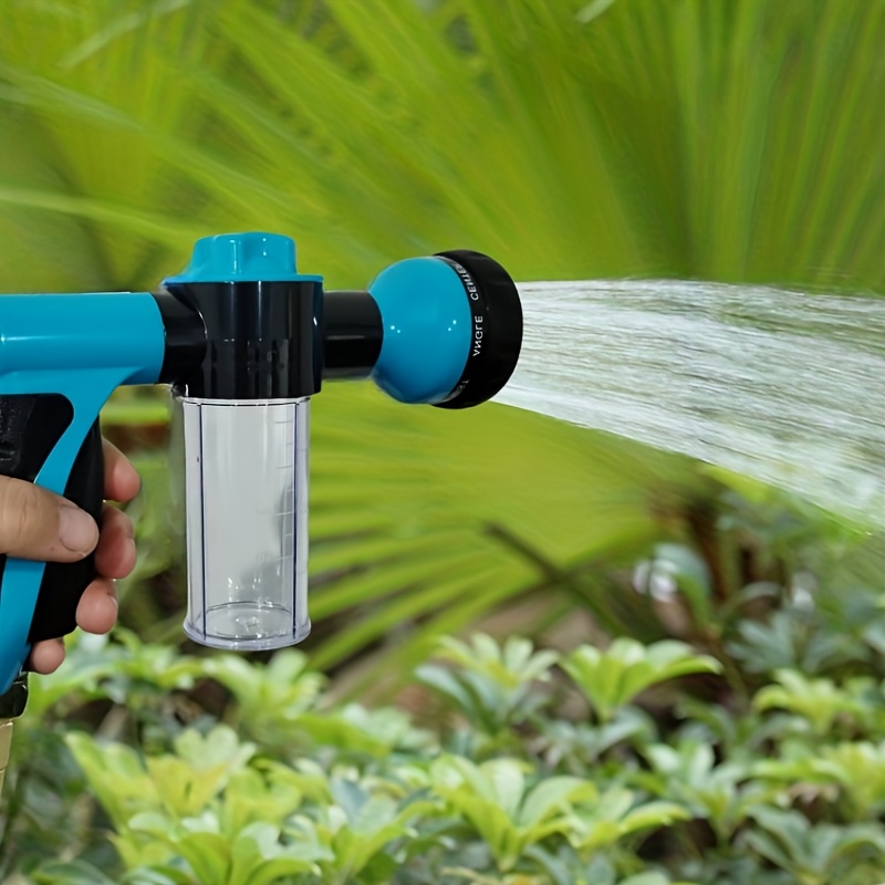 1pc garden hose nozzle high pressure foam sprayer gun 8 way - Temu
