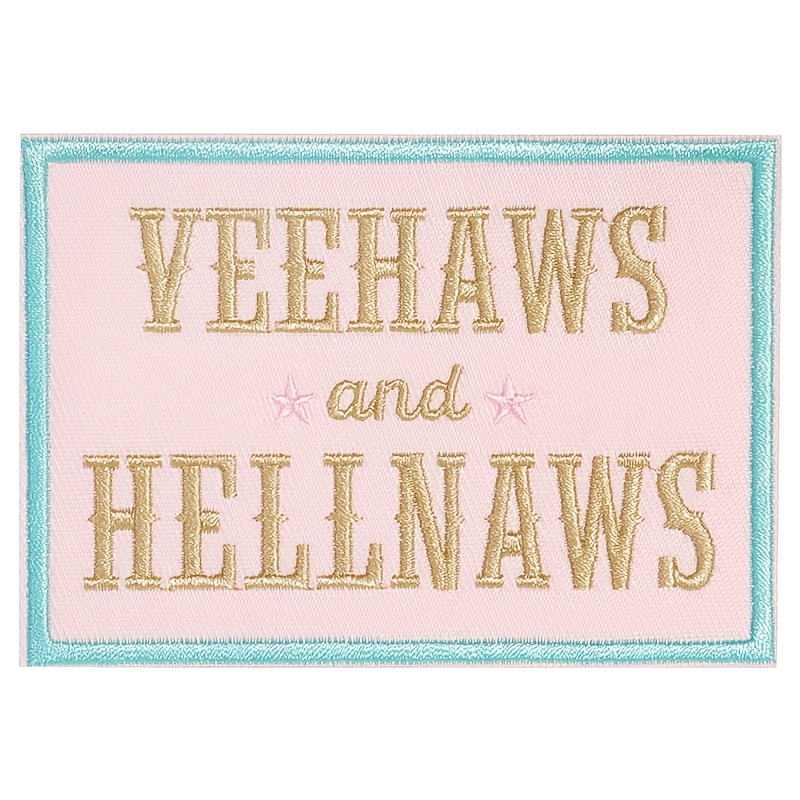 TEMU 1pack Embroidered And Hellnaws Patch Trucker Hat Patch Turquoise Patch Rodeo Patch Western Patch Cowgirl Patch Hat Patch Ironon Patch TEMU 1pack Embroidered And Hellnaws Patch Trucker Hat Patch Turquoise Patch Rodeo Patch Western Patch Cowgirl Patch Hat Patch Ironon Patch