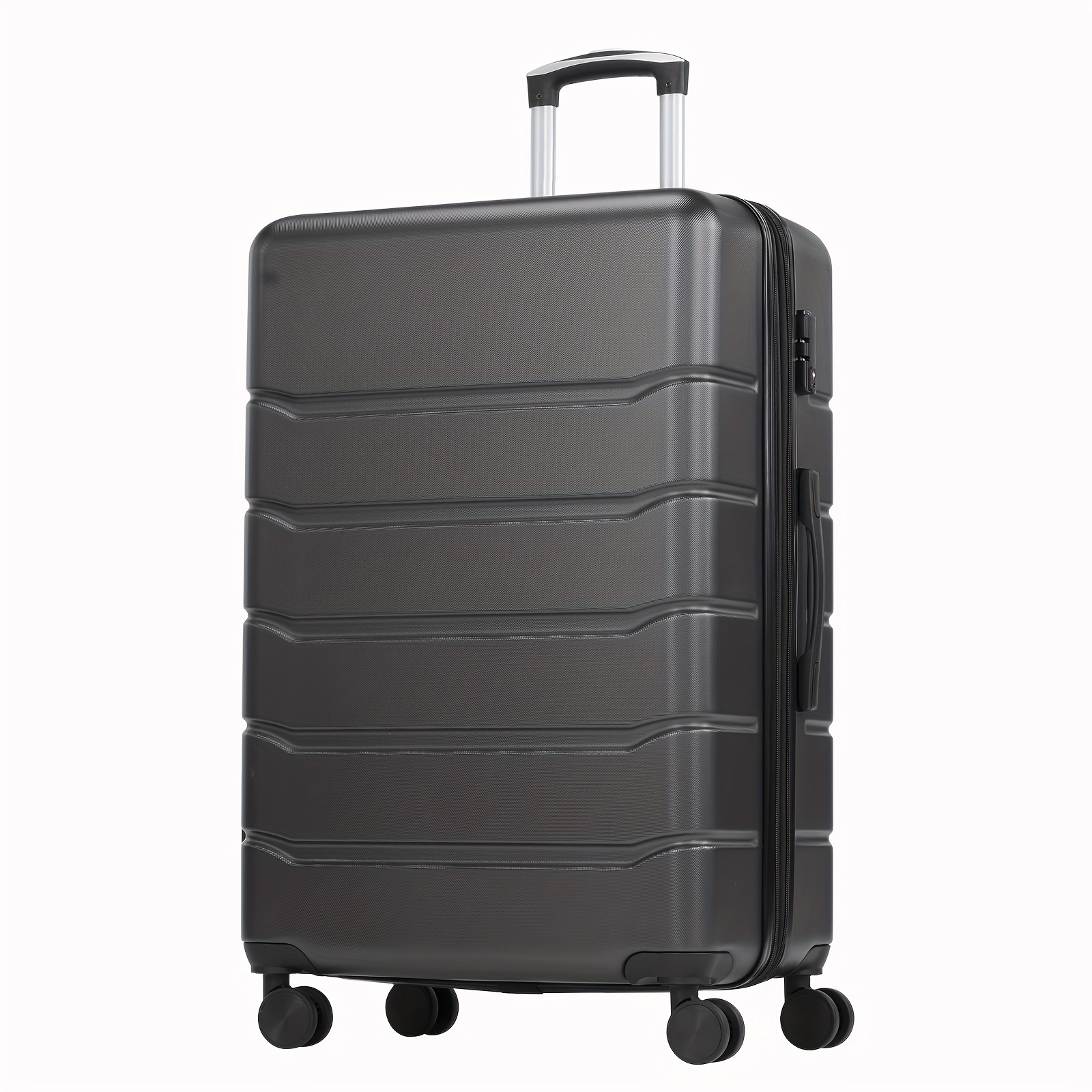 

1pc Mcq 28- Luggage - Abs Plastic Double , , , Tsa , Telescoping - -,