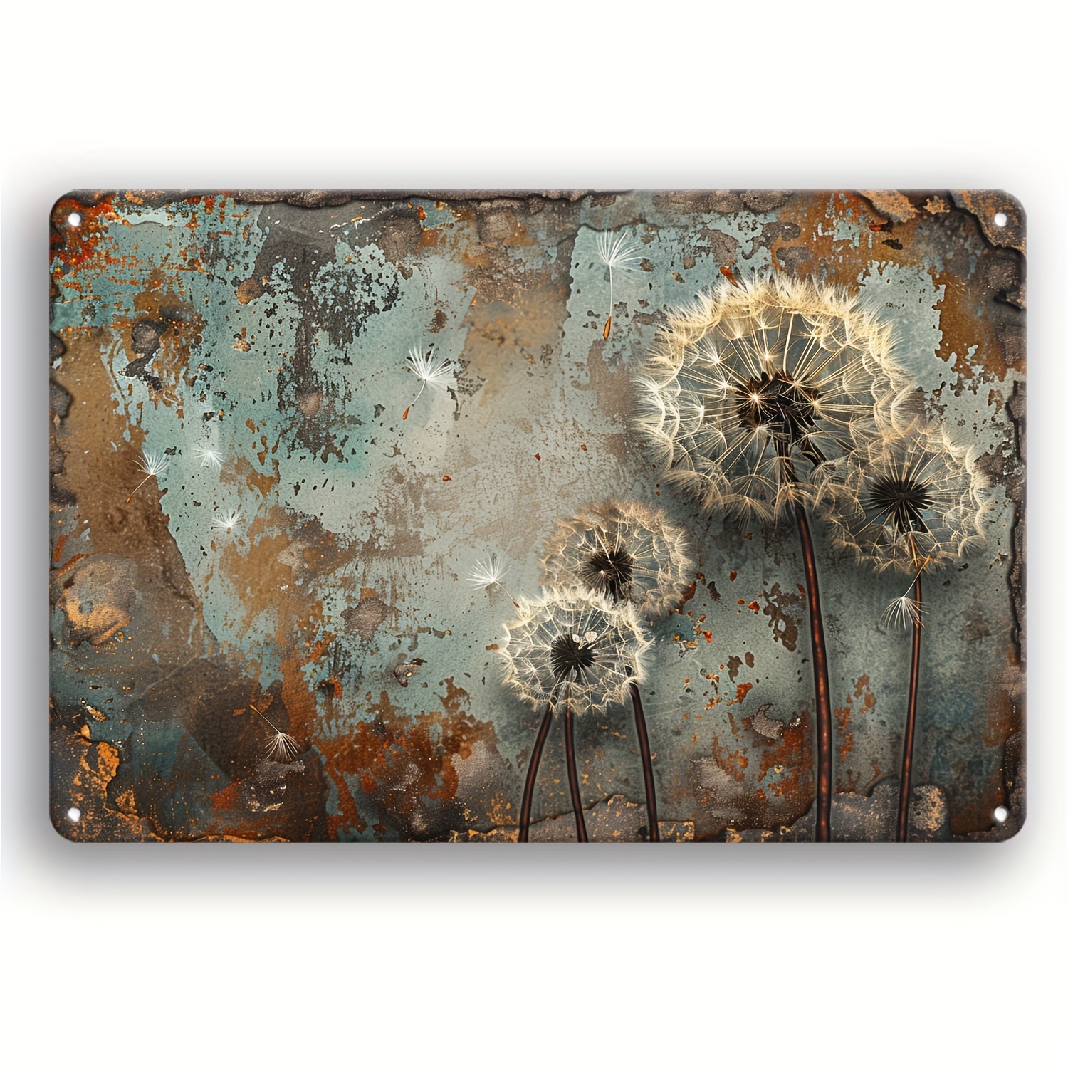 

Dandelion Humor Vintage Metal Sign - Perfect For Home, Bar, Cafe, Garage & More - Wall-mounted Decor Gift (8x12 Inches)