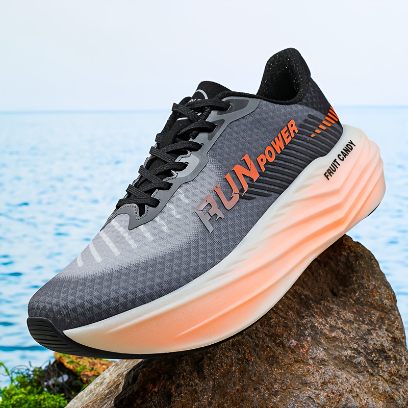 item picture sneakers mens outdoor trail running shoes breathable shock absorption lightweight soft sole training mesh casual fashion