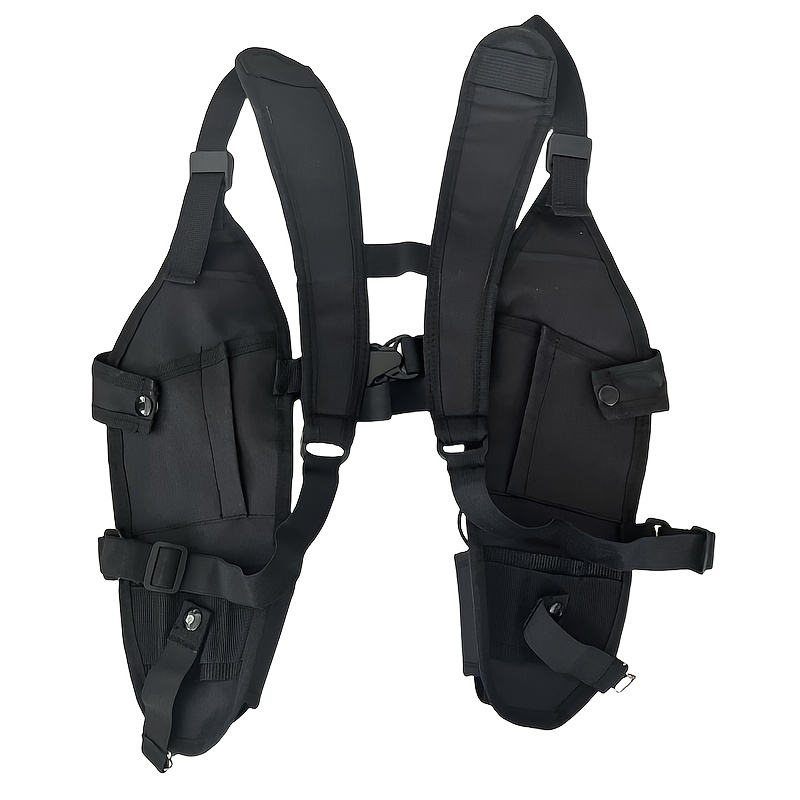 Nylon Radio Holster Shoulder Harness, Black