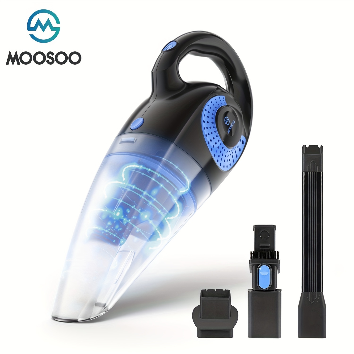 

Moosoo Handheld Vacuum Cordless 8500pa Wet Dry Powerful Hand Vacuum Lightweight Rechargeable Handy Vac For Home Car M4
