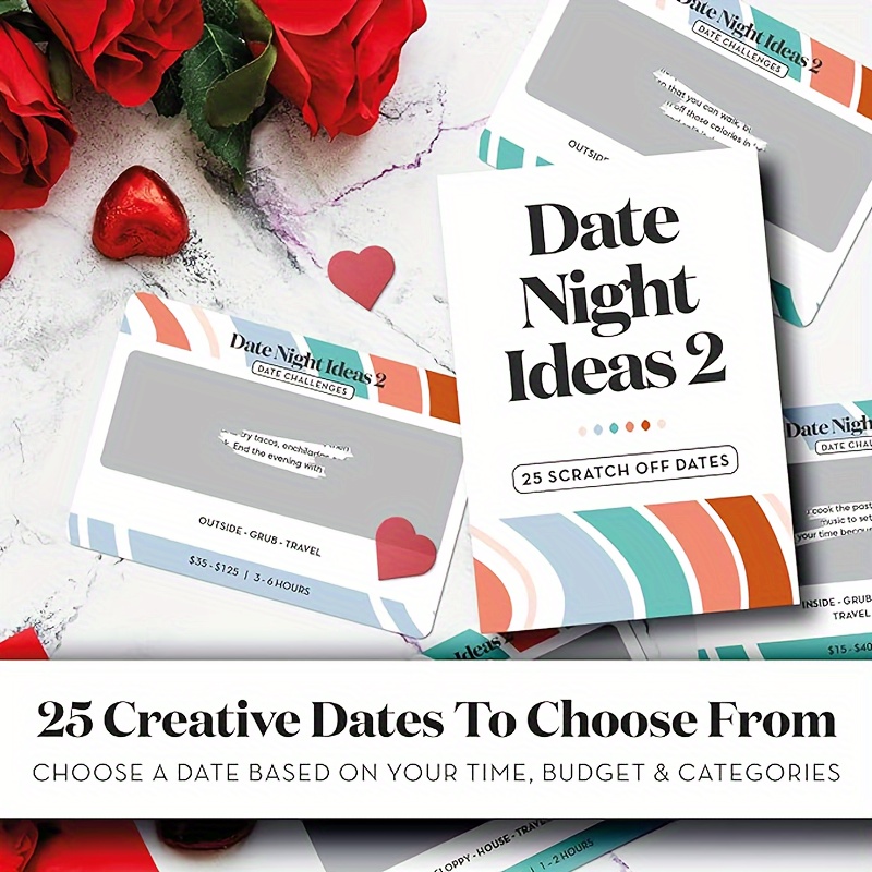 Date Night Ideas 2 Couples 25 Romantic Fun Date Adult Party - Temu