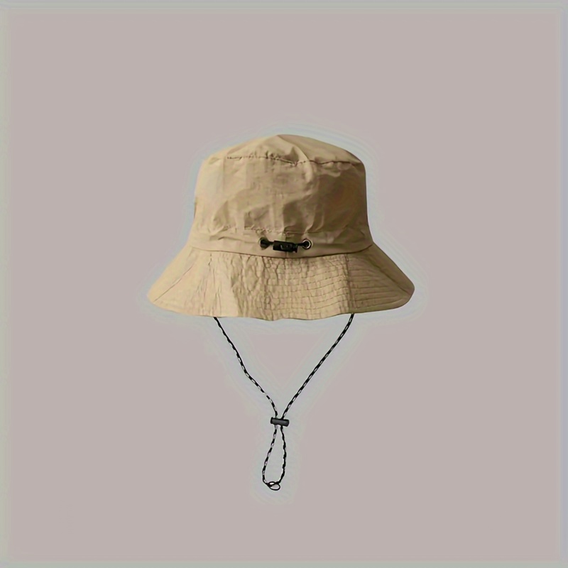 high quality uv blocking foldable fisherman hat quick dry breathable unisex outdoor sun hat with adjustable drawstring carry pouch 5 colors for hiking camping beach fishing hat beach accessories lightweight design durable construction   and campers details 8