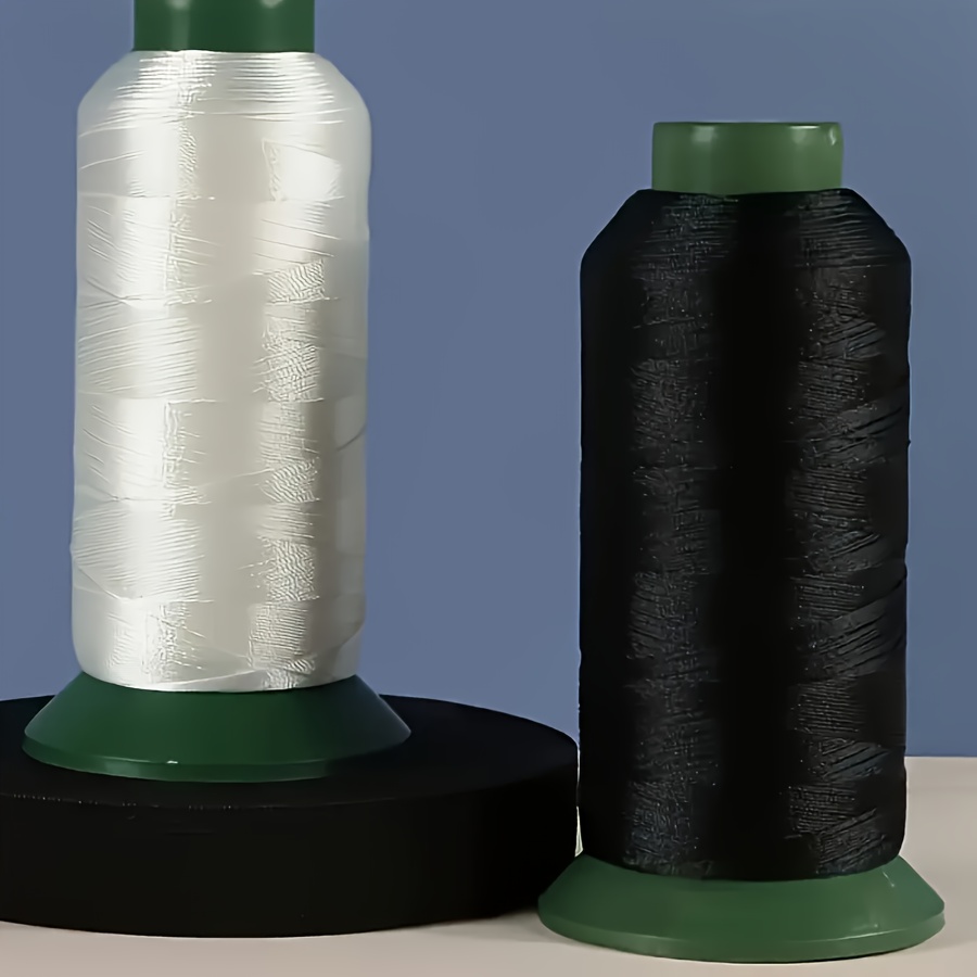2pcs High-strength Nylon Sewing Thread, 1371.6 Meters Per Roll, 300d/3 Heavy-duty Suitable For Sofa Curtains And Denim Crafts