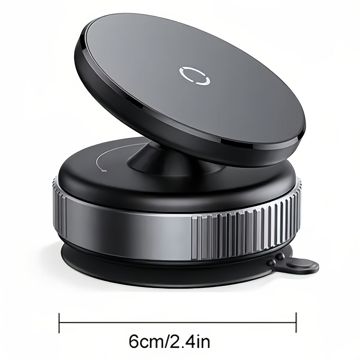 Ultra-Stable Magnetic Car Phone Holder - Dual-Sided Suction Cup, 360° Free Rotation, ABS Material, Adjustable Multi-Angle Design, No Adhesive Needed, Universal Fit for All Smartphone Sizes | Auto Phone Mount. 5 Ultra-Stable Magnetic Car Phone Holder - Dual-Sided Suction Cup, 360° Free Rotation, ABS Material, Adjustable Multi-Angle Design, No Adhesive Needed, Universal Fit for All Smartphone Sizes | Auto Phone Mount. - Image 5