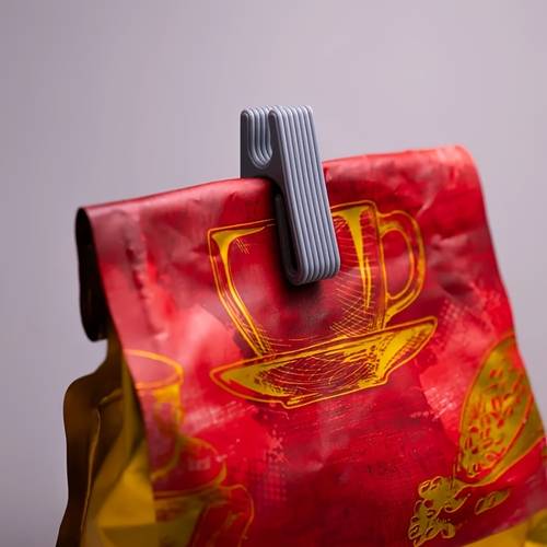 6pcs random color snack bag sealing clip food bag packaging sealing clip lightweight and durable kitchen gadgets