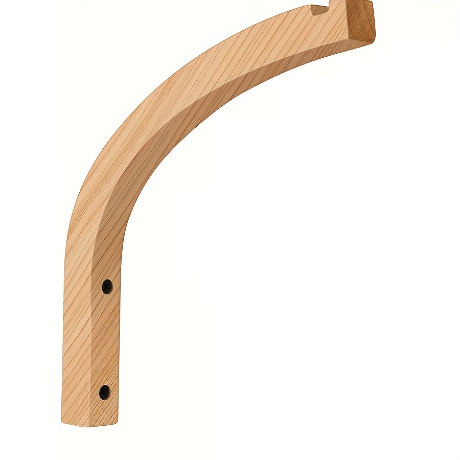 1pc Wooden Hook Wall-mounted Hanging Basket Plant Hook Flowerpot Hook