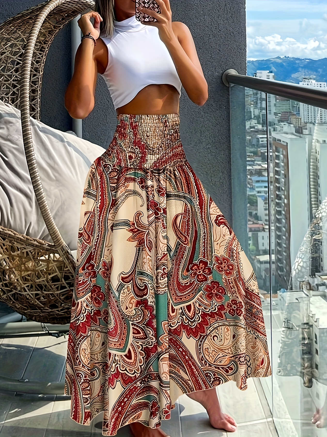 La Falda Larga 'boho' Más Espectacular De Massimo Dutti Que Queda Bien