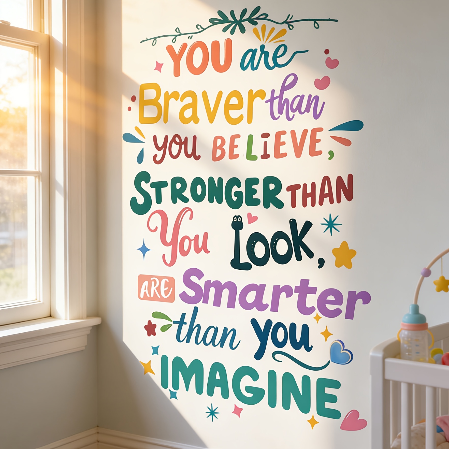 1pc colorful english inspirational quotes wall stickers decorative wall paintings motivational   self   paintings study decoration