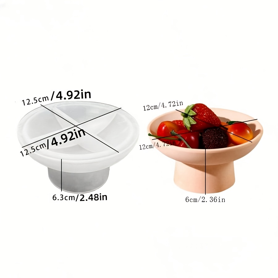 Resin Casting Molds High Tray Silicone Mold Cement Candle Holder Mold Resin Tray Mold Home Decor