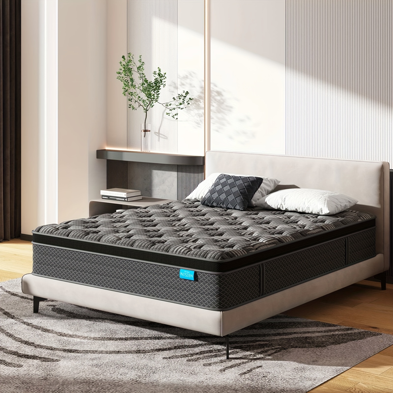 Innerspring store mattress, twin bed