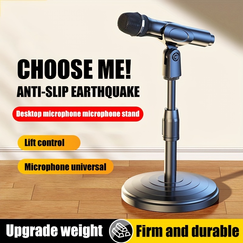 

Tabletop Lift Microphone Microphone Stand Live Video Anchor Desktop Stand Microphone Microphone Stand