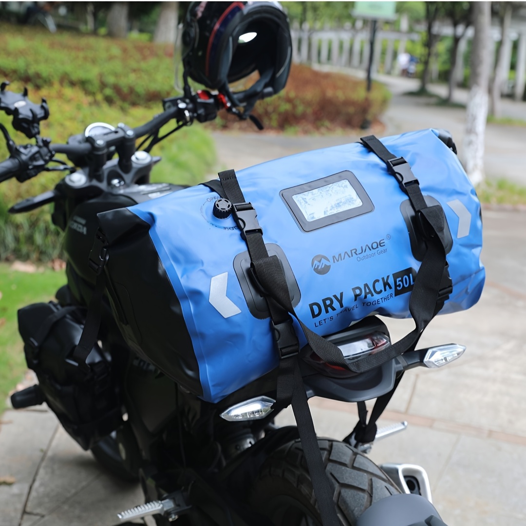 item picture A Waterproof Motorcycle Pannier Bag, Motorcycle Luggage Bag, Motorcycle Side Bag, Waterproof Motorcycle Pannier Bag, Large-Capacity Motorcycle Pannier Bag, Wear-Resistant Motorcycle Pannier Bag. It Is Suitable for Riding, Outdoor Travel And Camping