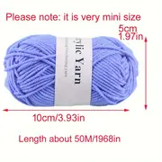 12 24 53pcs hand knitting acrylic yarn crocheting line for sweater scarf hat diy handmade amugrumi thread details 3