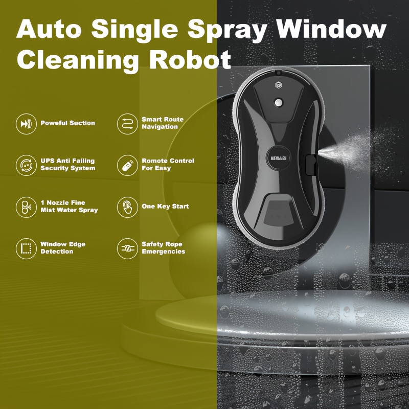 item picture automatic window cleaner robot electric window cleaning robot intelligent glass cleaner robot with spraying remote   robot  