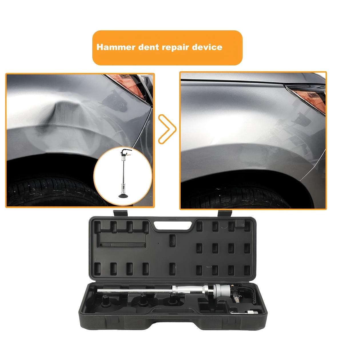 Pneumatic Tools Set for Car Body Repairs