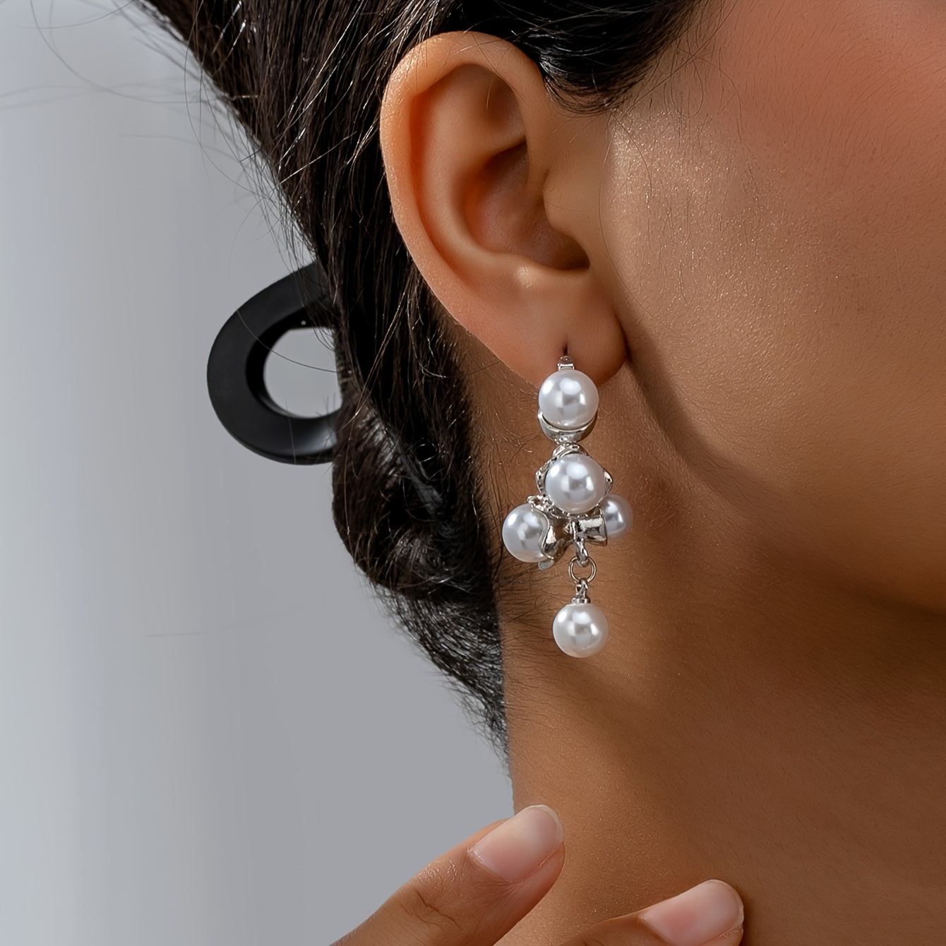 Timelessly Traditional White Earrings Paparazzi Elegant Pearl Drop