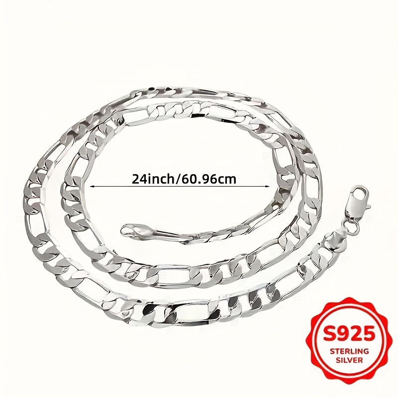 

925 Pure Silvery Elegant Chain - Nickel And Lead Free, Casual Wear And