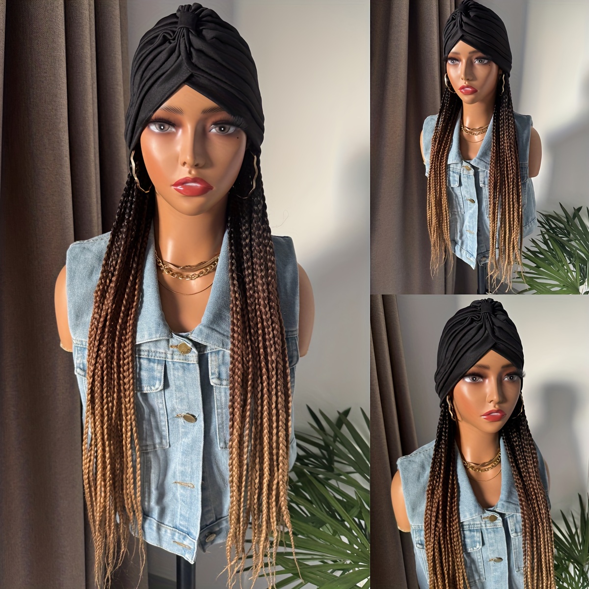 Head Wrap Styles For Box Braids Doek Styles With Braids