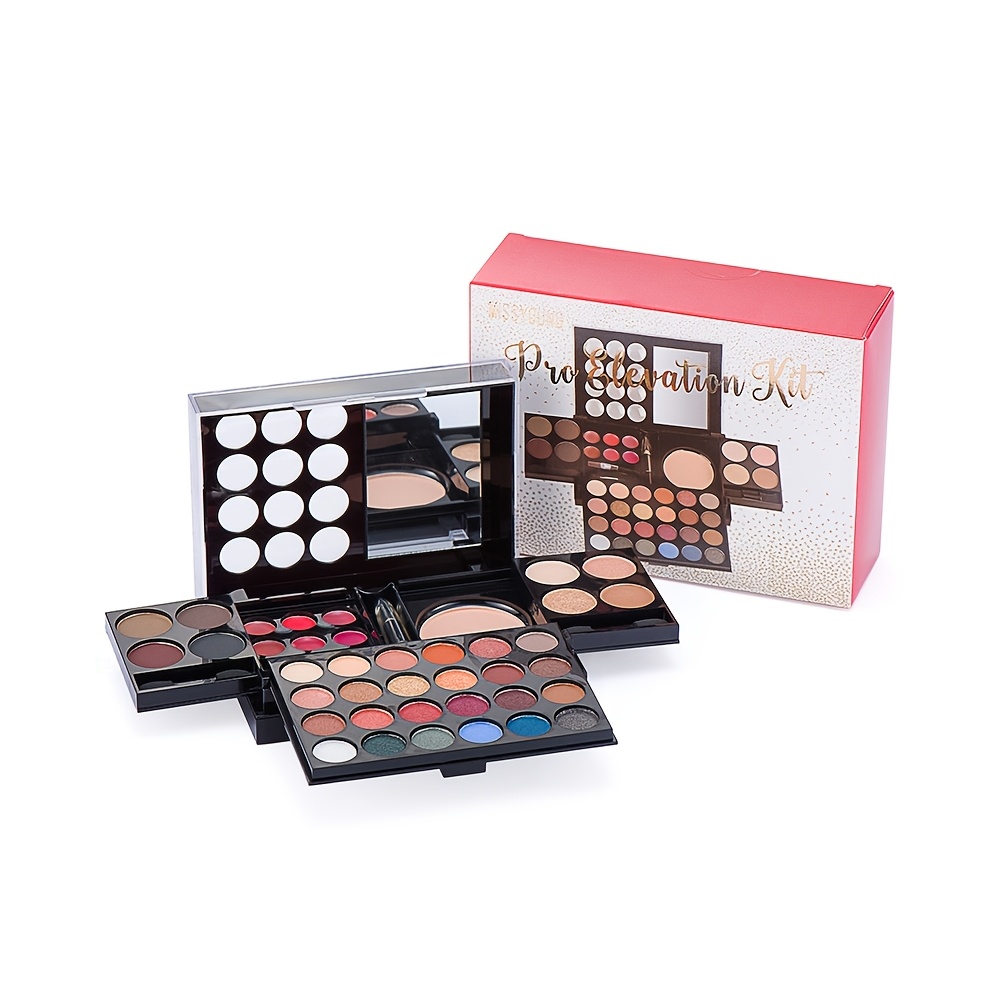 39-Color Latin Special Series Book-Style Makeup Palette & Eyeshadow Palette Suitable for Women - Powder Cosmetic Set with 39 Shades, Travel-Friendly Compact Palette for Professional Blending, Affordable for & -the- Beauty