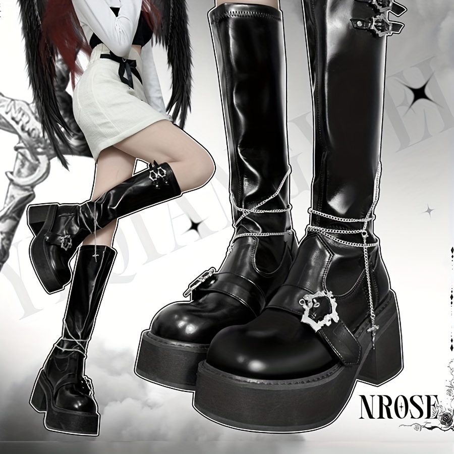 y2k boots sold on Temu Canada