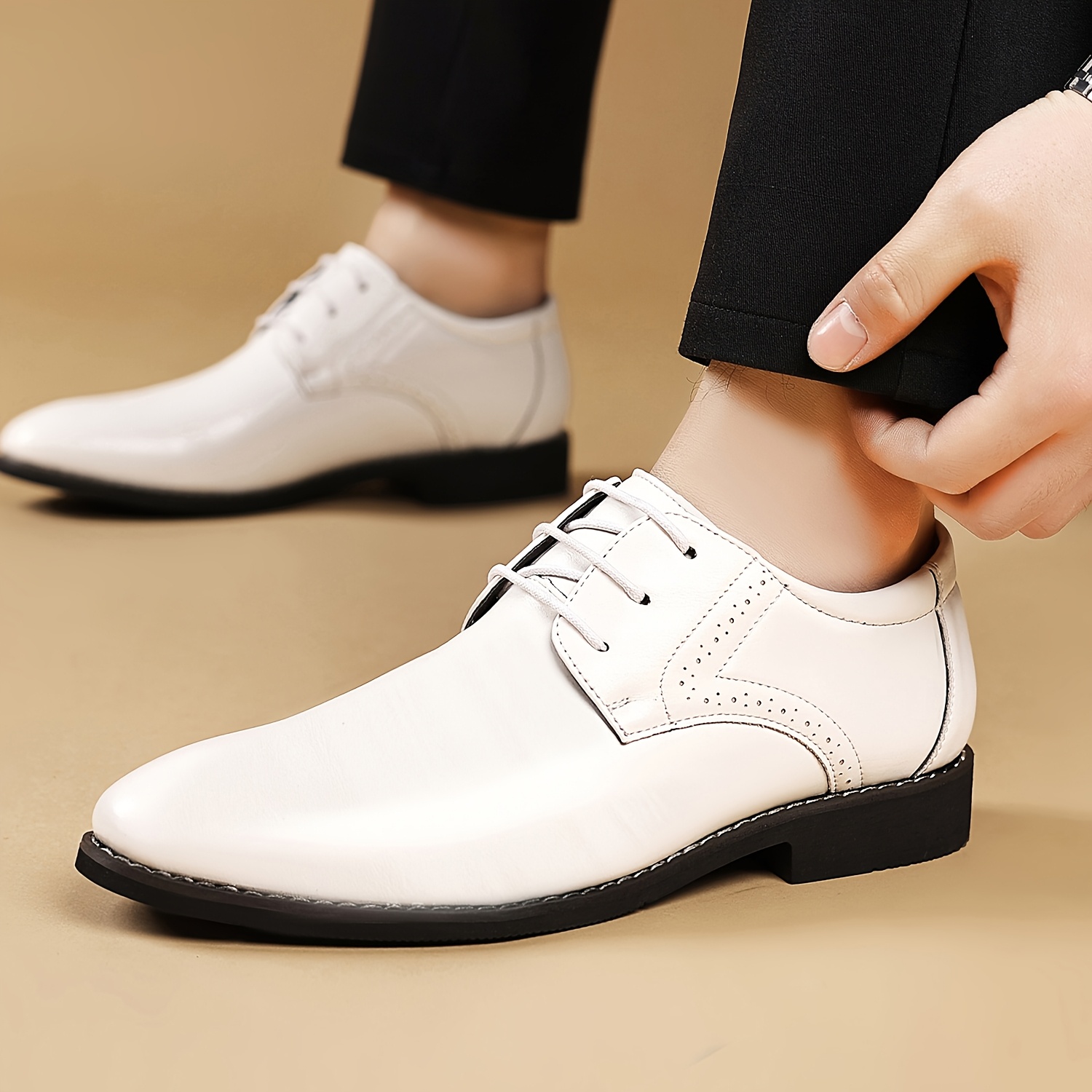 Formal Shoes For Men White Colour White Dress Shoes For Men Sold