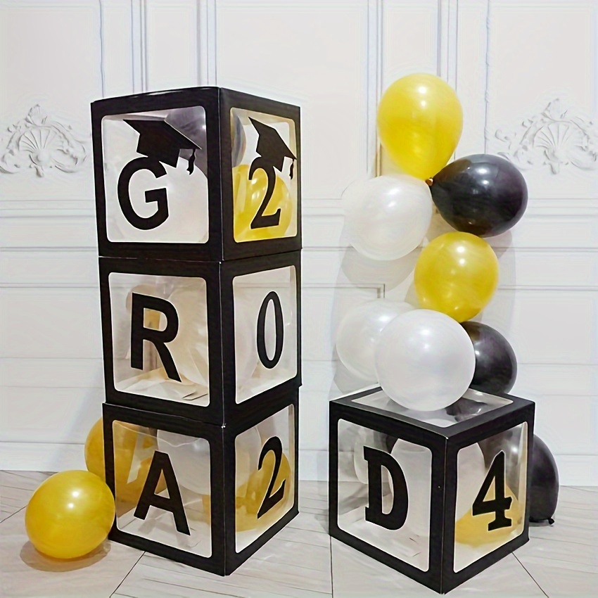 Lot de 24 décorations pour cupcakes de remise de diplôme 2025, 4 styles, décorations de gâteau