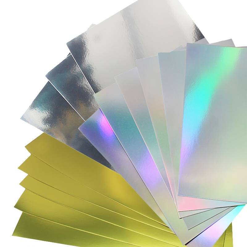 100 Fogli Di Cartoncino Dorato A4 – 250 G/m², Carta Metallizzata Riflettente A Specchio, Ideale Per Fai Da Te, Inviti E Decorazioni