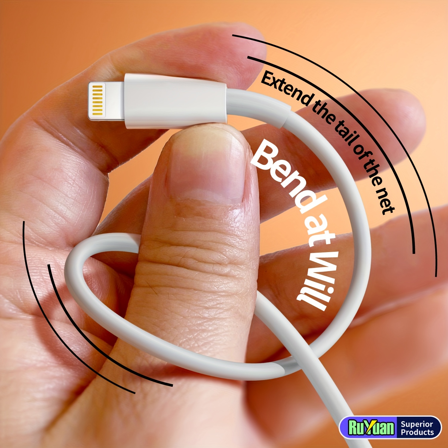 Data Cable USB to Lightning Fast Charging Cable for iPhone