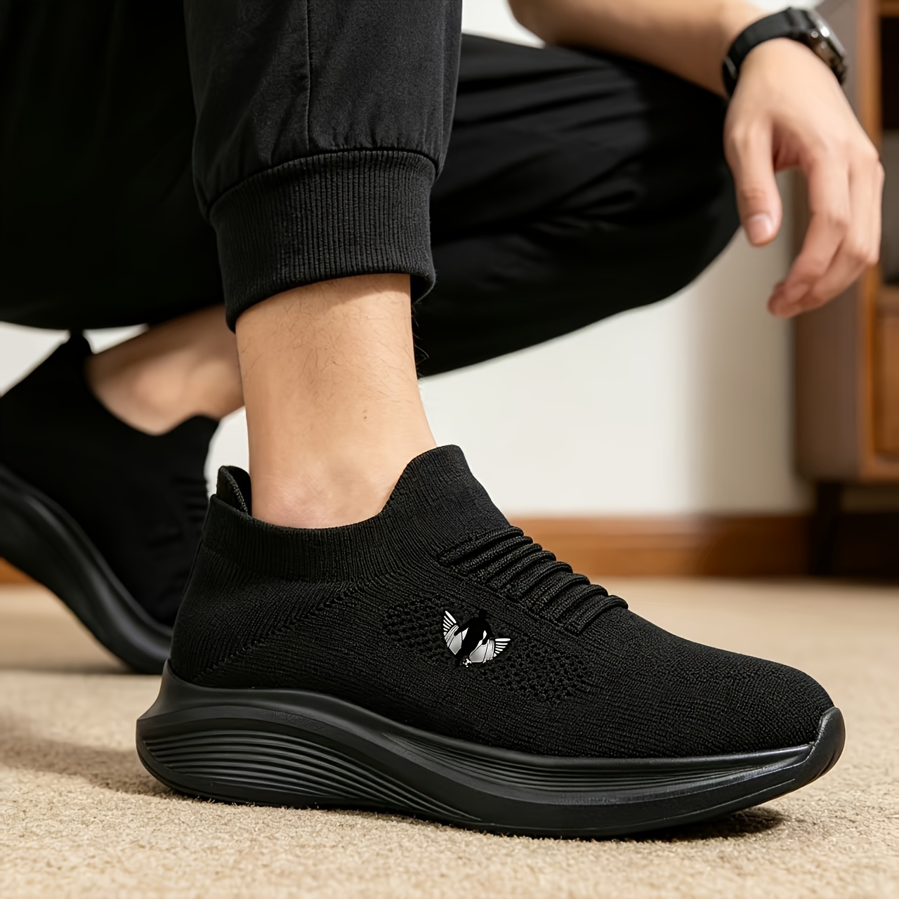 TEMU [unisex] Walking Shoe Flash Men's Casual Athletic Shoes, Spring/autumn Same Style Low- Breathable Outdoor Men's Walking Shoes, Spring Special