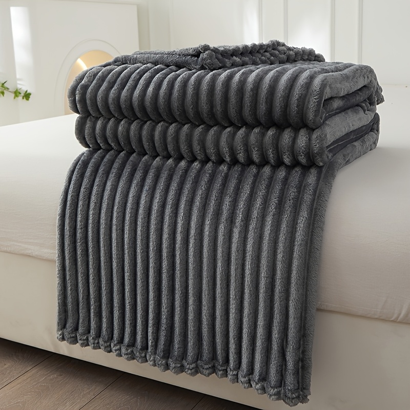 TEMU 1pc Multifunctional High-density Thickened Blanket, Milk Velvet Air Conditioner Blanket, Outdoor Blanket