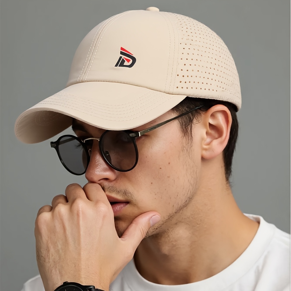 Men's Lightweight Summer Outdoor Casual Sports Cap That Dries Quickly, Breathes Well, And Provides While Absorbing Sweat