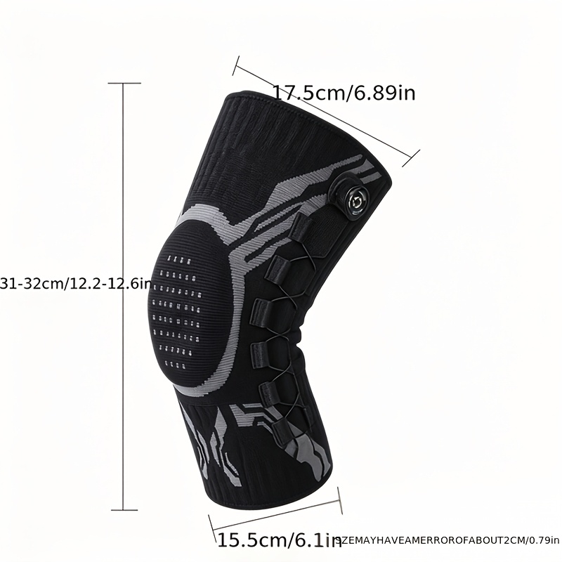 TEMU de sport à bouton réglable avec support à ressort en pour , le , le fitness, support de sport respirant pour les jambes gauche et droite