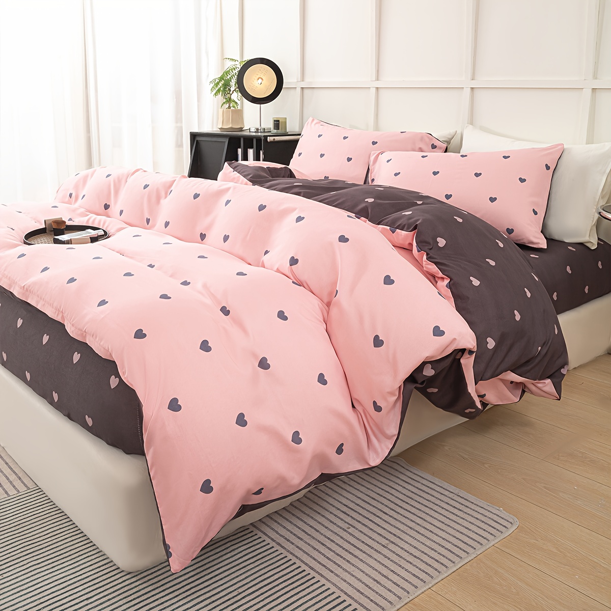TEMU 3-piece Winnie Printed Duvet Cover Set (excludes Duvet And Pillow Inserts)