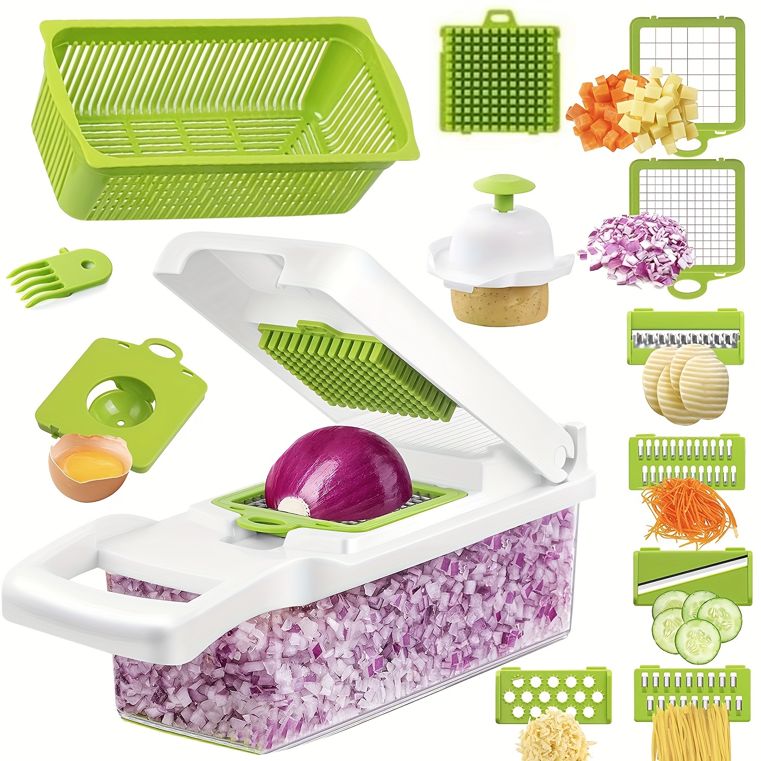 

13 In 1 - Vegetable , Vegetable , , Onion , Salad , Vegetable Bowl, Dicer , Dicer