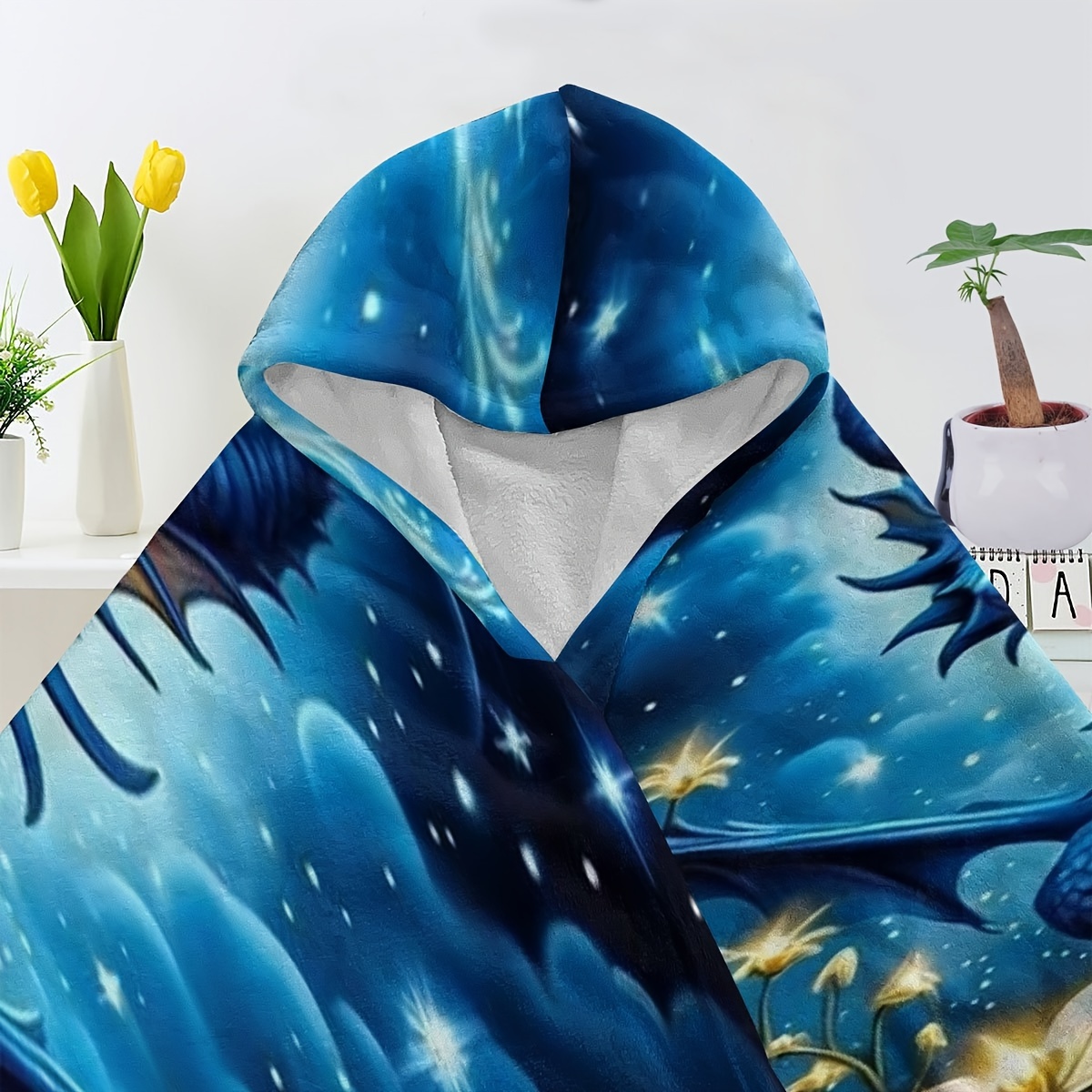 

1pc, - Hooded Blanket, For , , Colleagues, And