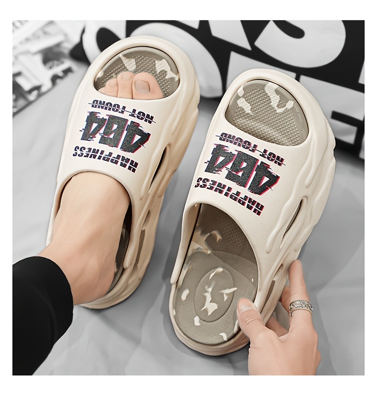 unisex eva slide sandals lightweight non slip indoor outdoor beach shower slippers with cushioned insole breathable open toe design for men women spring summer casual shoes indoor footwear minimalist style durable footwear minimalist lifestyle Product details 4