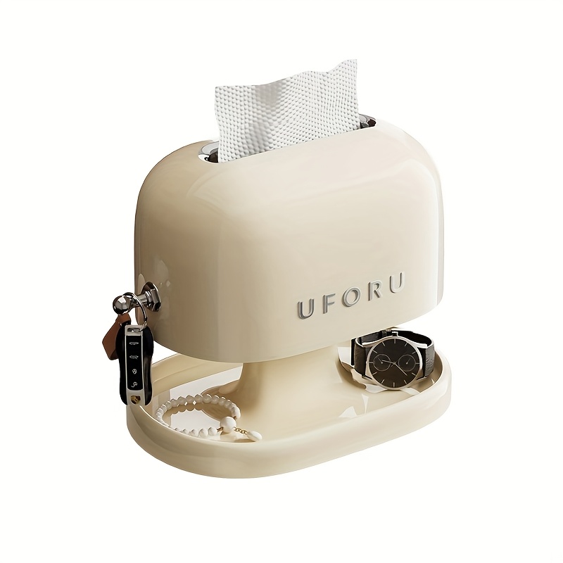 1pc multifunctional tissue   room coffee table ornament storage box large capacity spring lift creative paper towel holder ideal gift for friends Product details 6