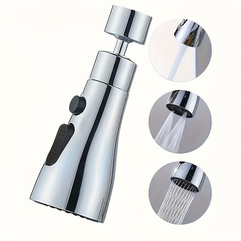

1pc Kitchen Faucet Extender, 360° Free Rotation, 2 Water Flow Modes, Water Saving Sink Tap Extender Faucet Nozzle