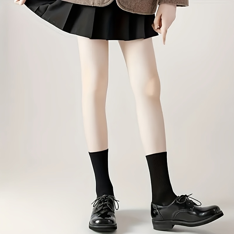 6/10/20 Pairs of Plain Black and White Socks, Simple and Comfortable Mid-Calf Socks, Suitable for Autumn and Winter, Men's and Women's Socks