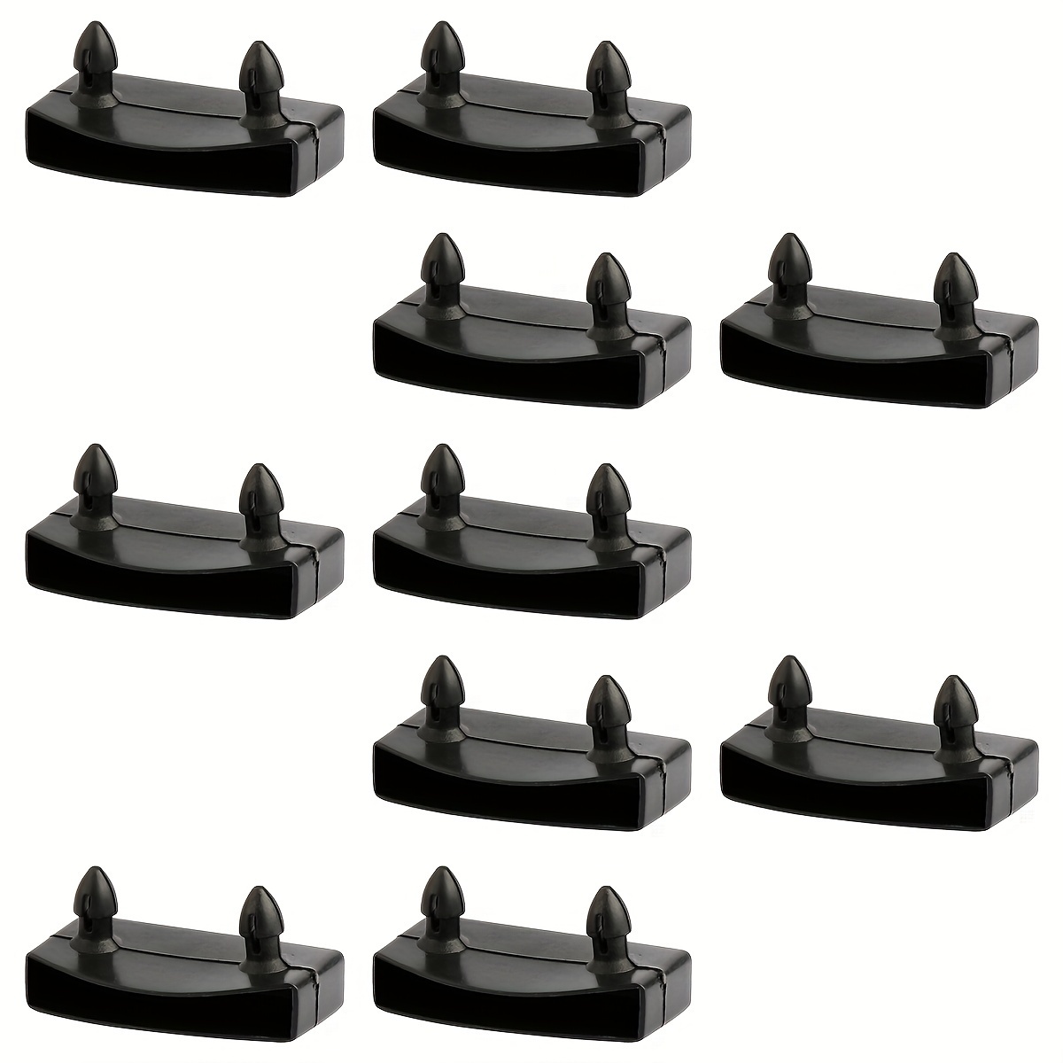 Set Of 10 Replacement Holders For Bed Slats, Perfect For Strengthening Bed Frames, Compatible With Single, Double, King, And Queen Size Beds