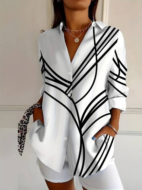 geraffineerde ontwikkeling elegante blouse shirt