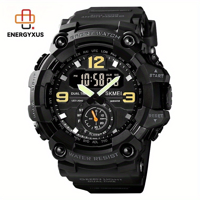 TEMU Sports Men's Watches, Fashion Men's Chronograph Watches, Mountaineering Essential Watches, Fashion Men's Watches, Men's Casual Watches,