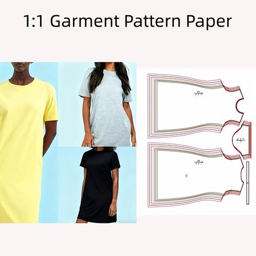 dit is een naai voor een volle en minimalistische jurk, verkrijgbaar in maten (het is een om mee te maken, niet een volledig gereed kledingstuk). volledig met een maattabel en illustraties. het is geschikt voor het ontwerpen van kleding die je unieke weerspiegelt.