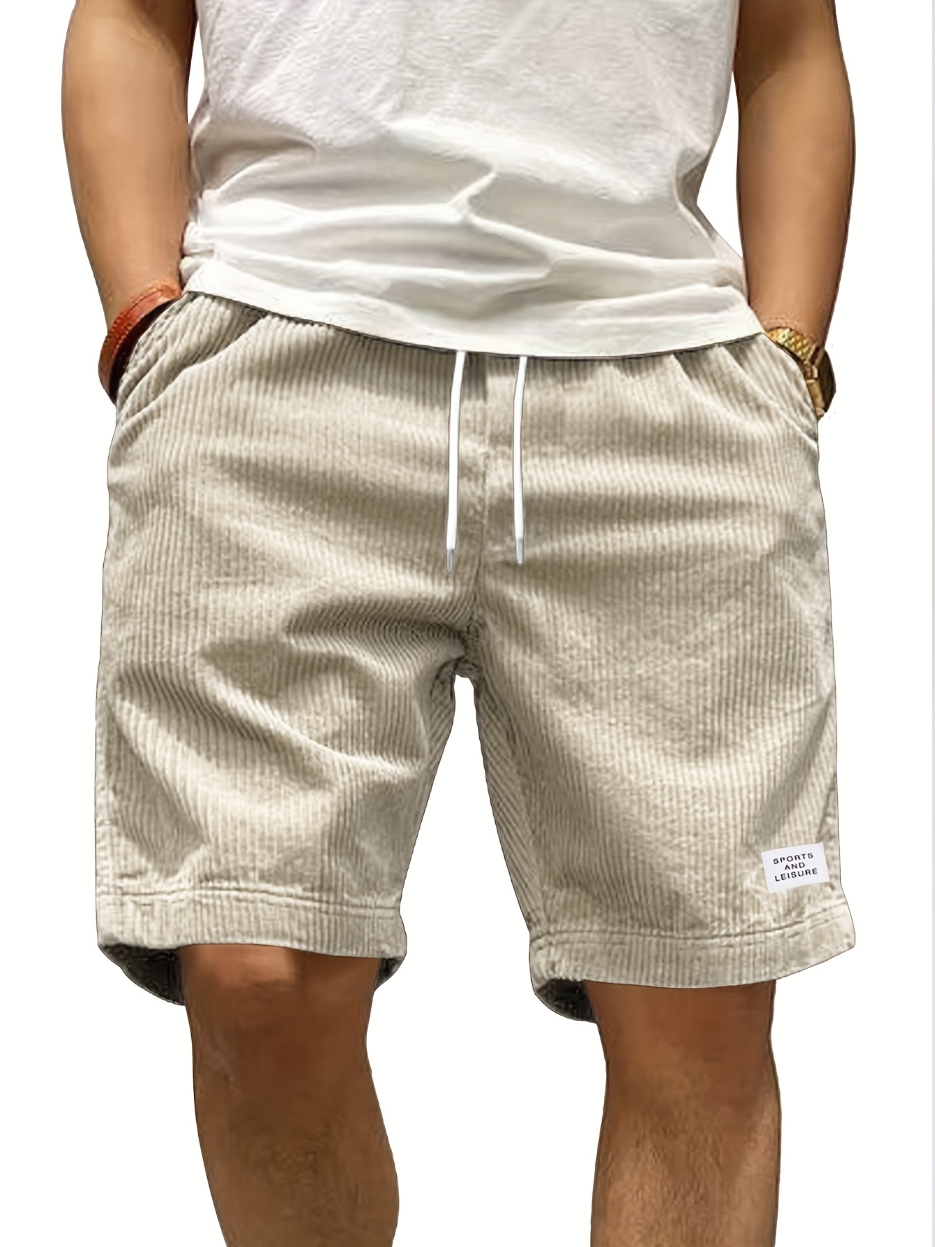 Men's Lightweight Summer Shorts - Non-Stretch Casual Athletic Pants for Running, Gym, Everyday - Easy-Care (Hand Wash/Dry Clean) - Ideal for Warm Weather - Minimalist Formal Casual Outfits, Workout Shorts
