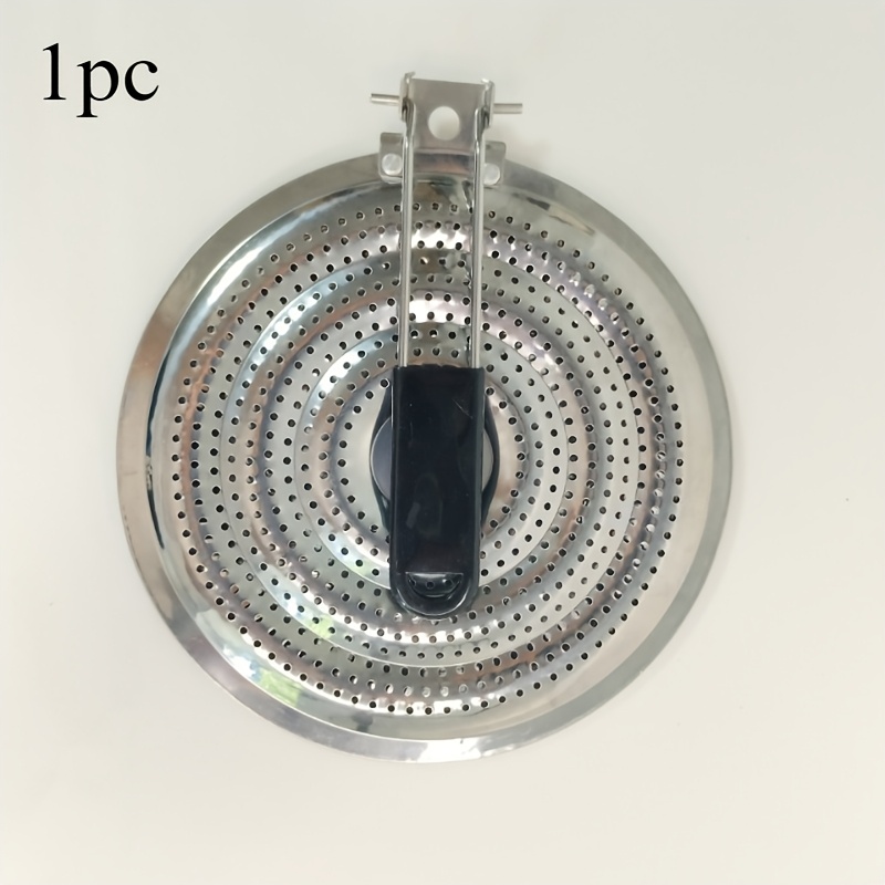 TEMU 1pc Of Stainless Steel Double-layer Kitchen Radiator Reducer Boiling Dish With Handle, Anti-scalding, Foldable Design, Foldable Kitchen Tools |